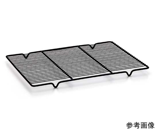 アズワン 18-8 ステンレスすのこ(ブラック)600×400×20mm(60型) DS522-60-BK 1個(ご注文単位1個)【直送品】