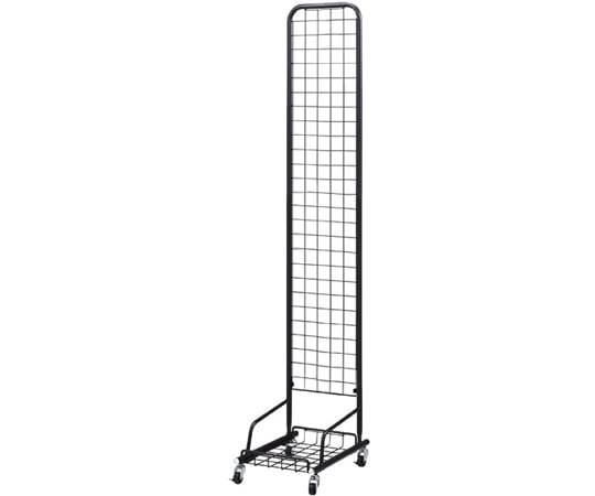 ストア・エキスプレス スキマ型ワゴン W30cm 黒 61-753-43-1 1台（ご注文単位1台）【直送品】