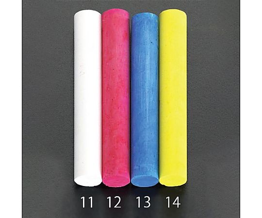 エスコ スクールチョーク(白/100本) EA581E-11 1箱(ご注文単位1箱)【直送品】