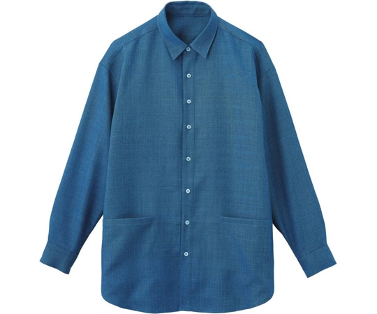 カーシーカシマ HEARTGREEN シャツブラウス Scandinavian Pattern Collection ブルー S HWY011 1枚（ご注文単位1枚）【直送品】