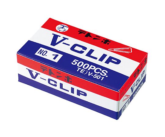ミツヤ TE)Vクリップ29mm 500本×10箱入 TE)V-501 1ケース(ご注文単位1ケース)【直送品】