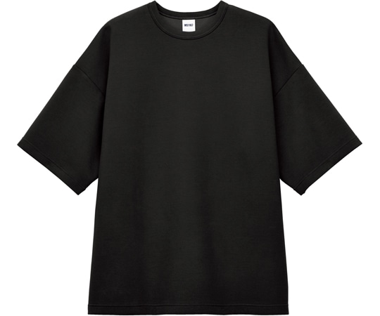 ボンマックス 8.5オンスダンボールニットビッグシルエットTシャツ(ポリジン加工) ブラック S MS1167 1枚（ご注文単位1枚）【直送品】