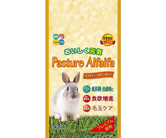 ハイペット パスチャーアルファルファ 400g  1袋（ご注文単位1袋）【直送品】