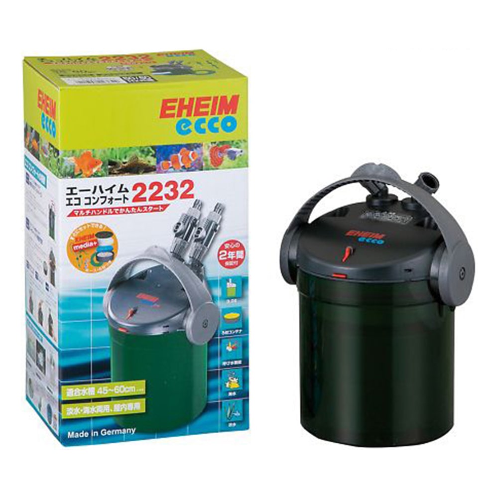 エーハイム 水槽用外部式フィルター EHEIM ecco 45~60cm 2232 1個(ご注文単位1個)【直送品】
