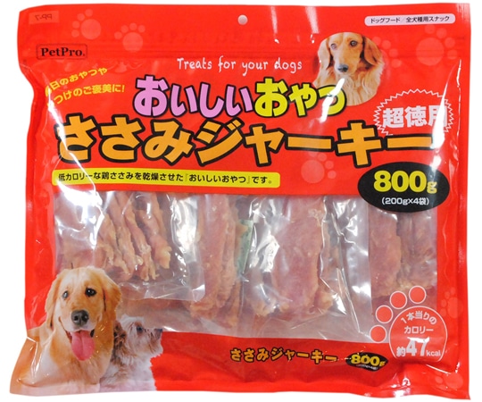 ペットプロジャパン ペットプロ おいしいおやつ ささみジャーキー 800g 1個(ご注文単位1個)【直送品】