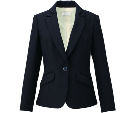 カーシーカシマ ENJOYNoir ジャケット Beauty Keep Suits ブラック 17号 EAJ571 1枚（ご注文単位1枚）【直送品】