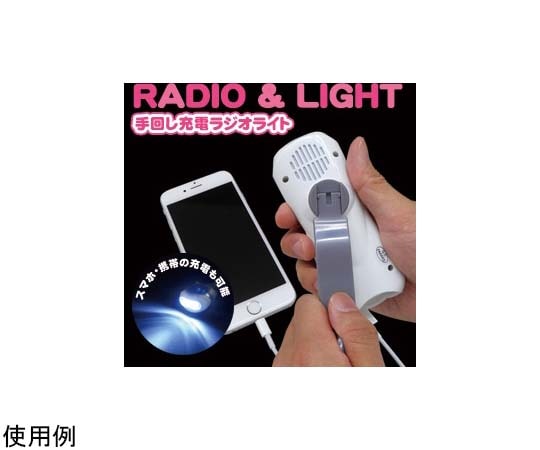 ブレイン ダイナモ充電ラジオライト BR-976 1個(ご注文単位1個)【直送品】