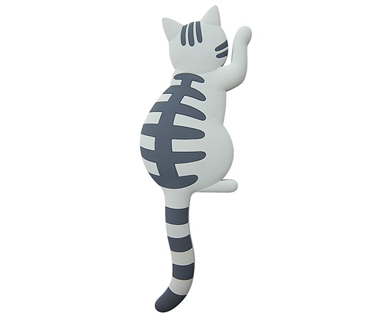 東洋ケース マグネット式 猫型フック Cat tail サバトラ MH-CAT-06 1個(ご注文単位1個)【直送品】