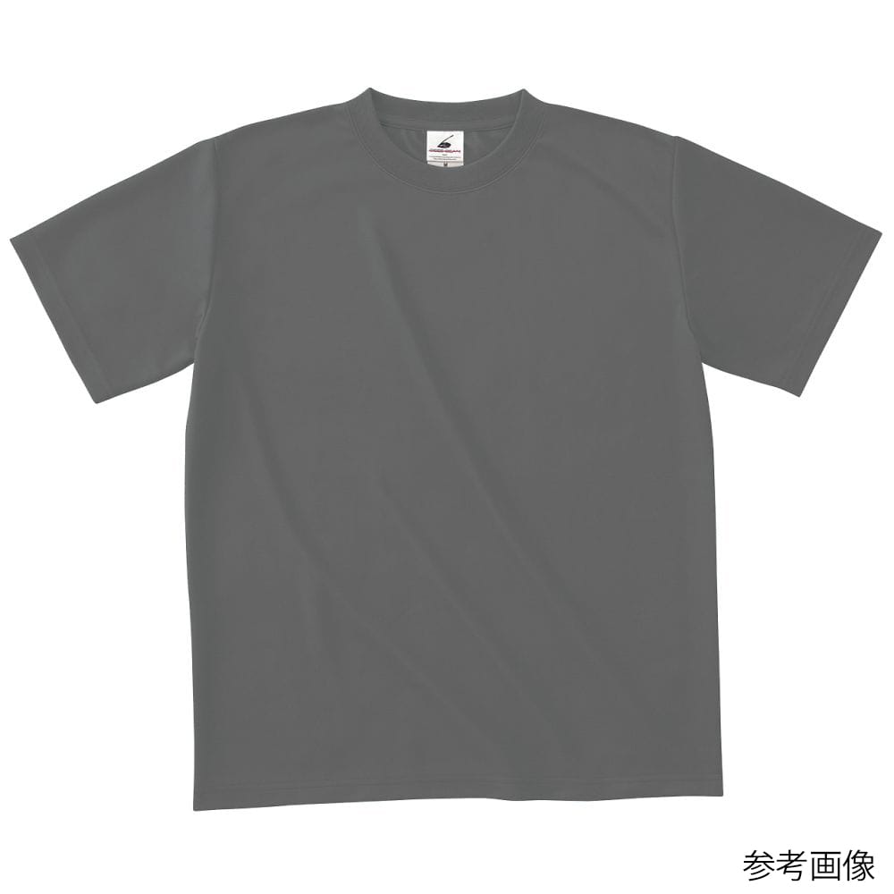 フェリック ファイバードライTシャツ ダークグレー S POT104-S 1枚（ご注文単位1枚）【直送品】