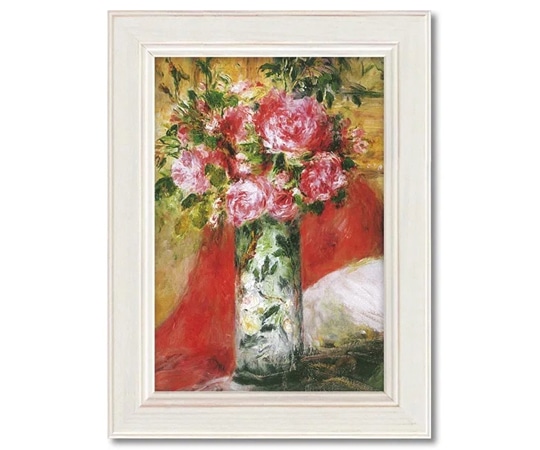 ユーパワー ミュージアム シリーズ ルノワール「花瓶のバラ」 MW-00803 1個(ご注文単位1個)【直送品】