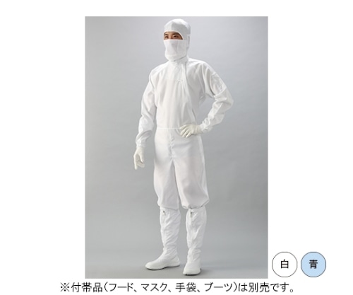 ガードナー IEC規格対応ESD対策超制電 続き服(白) Lサイズ LE1105-1 1枚 (ご注文単位1枚)【直送品】