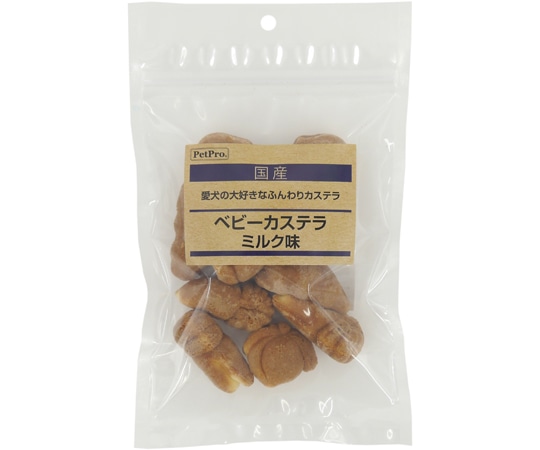 ペットプロジャパン ペットプロ 国産おやつ ベビーカステラ ミルク味 70g 1個(ご注文単位1個)【直送品】
