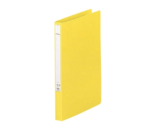 LIHITLAB パンチレスファイル<HEAVY DUTY> 4黄 F-367 F367-4 1冊(ご注文単位1冊)【直送品】