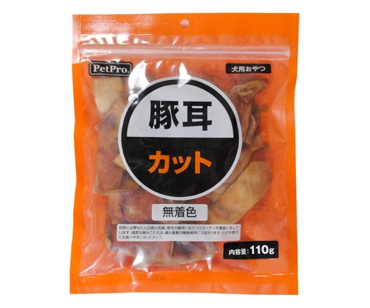 ペットプロジャパン ペットプロ 豚耳 カット 110g 1個(ご注文単位1個)【直送品】