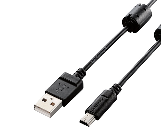 エレコム カメラ接続用USBケーブル(mini-Bタイプ) 1.5m ブラック DGW-MF15BK 1本(ご注文単位1本)【直送品】