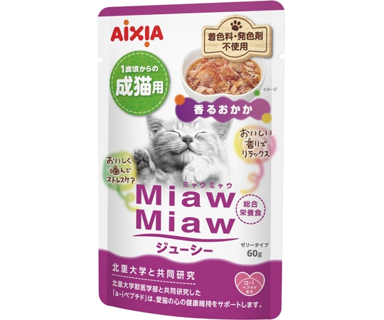 アイシア MiawMiawジューシー 香るおかか60g 1個(ご注文単位1個)【直送品】