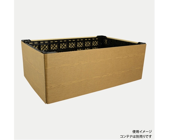 パックスタイル コンテナスリーブ エンボス茶無地 10枚×5パック入 00592594 1ケース(ご注文単位1ケース)【直送品】