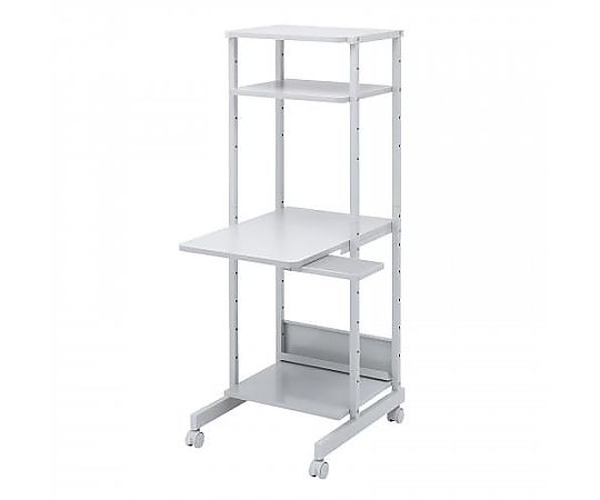 サンワサプライ 500x700x1400mm パソコンデスク EA954HC-411B 1個(ご注文単位1個)【直送品】