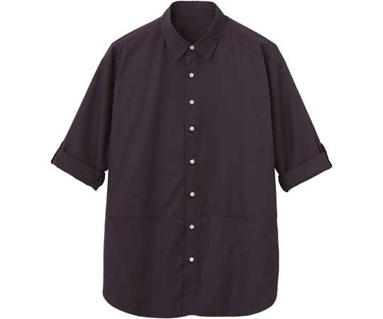 カーシーカシマ HEARTGREEN ロングシャツ Scandinavian Pattern Collection ネイビー LL HSY014 1枚(ご注文単位1枚)【直送品】