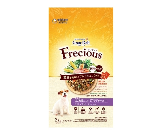 ユニ・チャーム GD Frecious 13歳 チキン&ビーフ 2kg 1個(ご注文単位1個)【直送品】