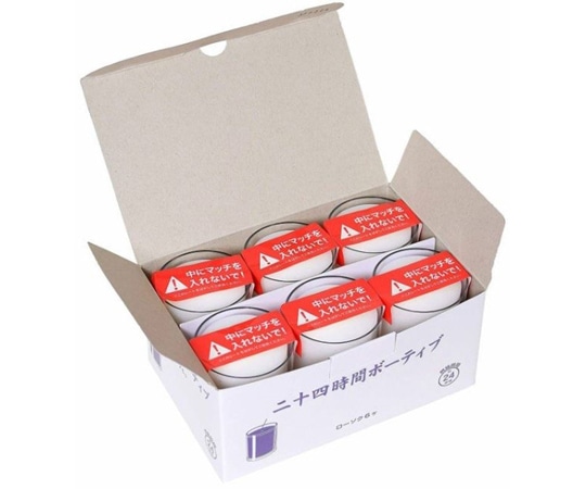 カメヤマ 24時間ボーティブ 6個入 1箱(ご注文単位1箱)【直送品】