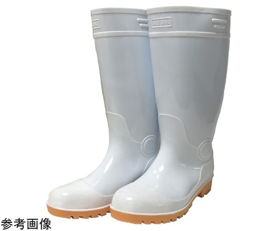 リ・クロス 耐油ロングブーツ(PVC製)抗菌・防臭加工 WH-28.0cm CB-103WH-28.0cm 1足(ご注文単位1足)【直送品】