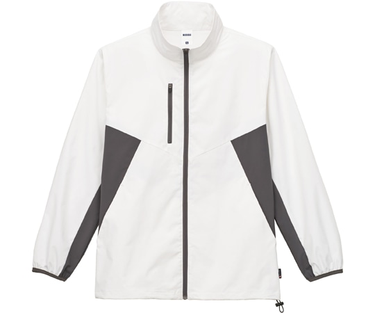 ボンマックス リサイクルストレッチワークブルゾン(ポリジン加工) ホワイト M MJ0084 1枚（ご注文単位1枚）【直送品】
