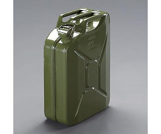 エスコ 20L ガソリン携行缶(縦型/OD色) EA991HB-22A 1個(ご注文単位1個)【直送品】