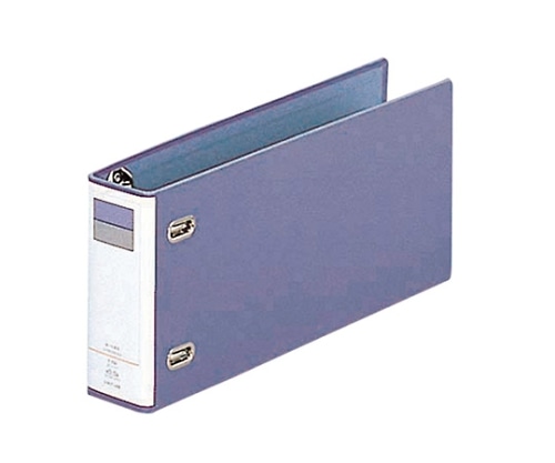 LIHITLAB D型リングファイル ブルーバイオレット F750 1冊(ご注文単位1冊)【直送品】