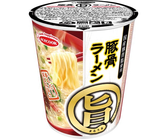 エースコック まる旨 豚骨ラーメン 12個入 296568 1箱※軽(ご注文単位1箱)【直送品】