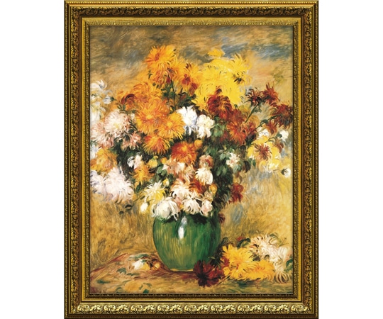ユーパワー ミュージアムアートシリーズ ルノワール「菊の花束」 MW-14021 1個(ご注文単位1個)【直送品】