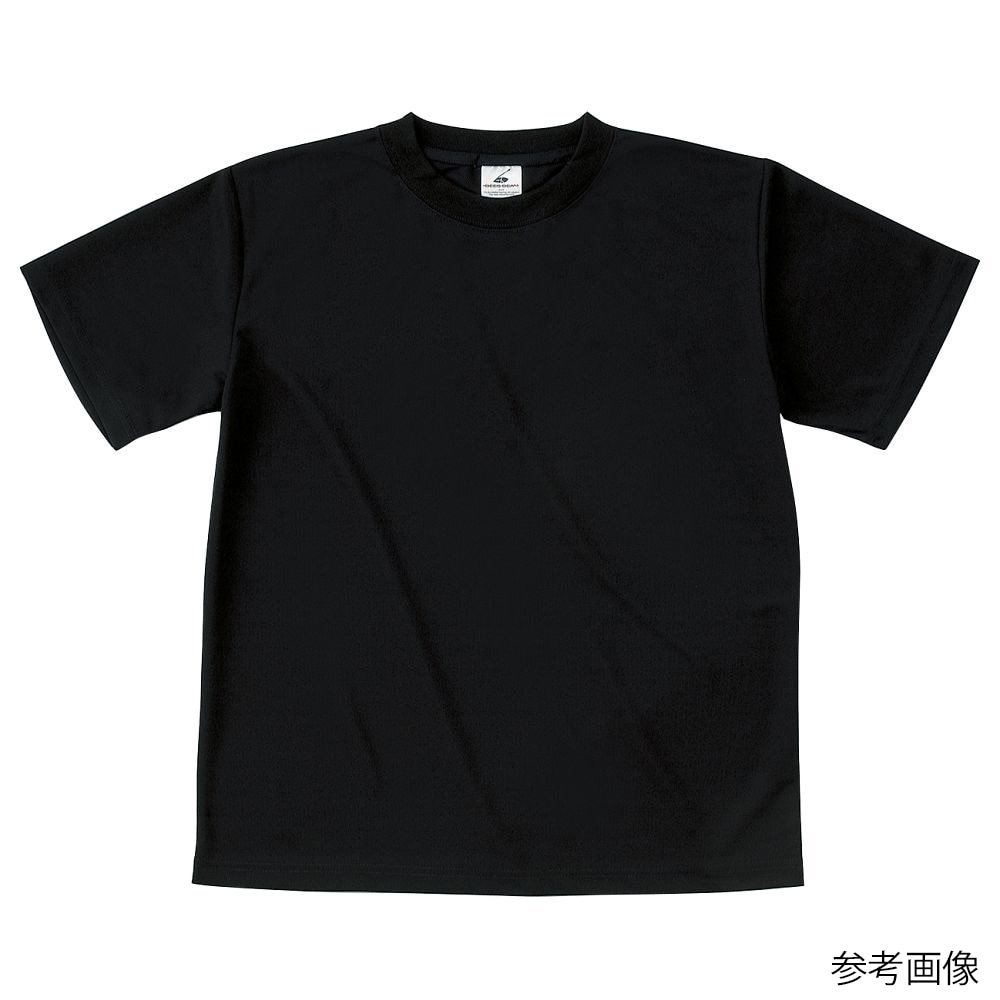 フェリック ファイバードライTシャツ ブラック S POT104-S 1枚（ご注文単位1枚）【直送品】