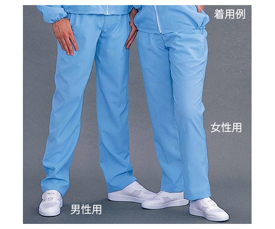 MCC(MaxClean) クリーンゾーンパンツ(女性用) ブルー Sサイズ PL6502/B_S 1個 (ご注文単位1個)【直送品】