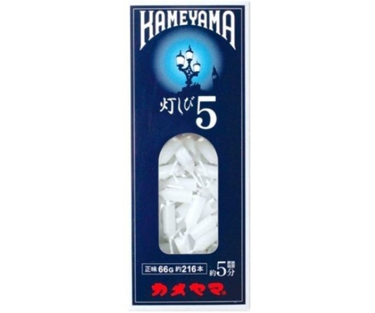 カメヤマ カメヤマ ローソク 灯しび 5 約216本入 1箱(ご注文単位1箱)【直送品】