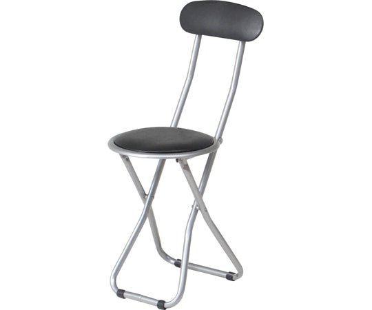 不二貿易 パイプスリムチェアー FB-32BK(1010BK) 1セット(6個入) 88625 1セット(ご注文単位1セット)【直送品】