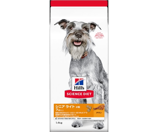 日本ヒルズ・コルゲート サイエンスダイエット シニアライト小粒 肥満傾向の高齢犬用 1.4kg 10949J 1個(ご注文単位1個)【直送品】