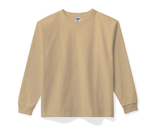 LIFEMAX 10.2オンススーパーヘビーウェイトロングスリーブTシャツ サンドカーキ M MS1608-65 M 1枚(ご注文単位1枚)【直送品】