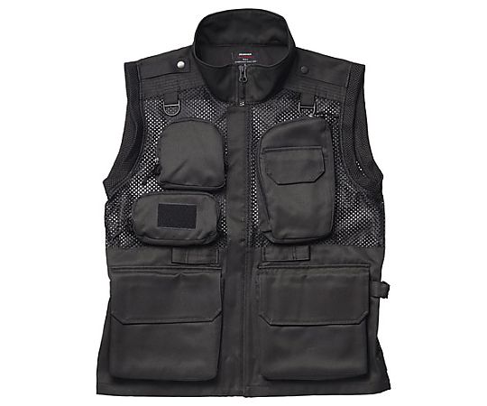 ハクバ写真産業 GW-PRO RED カメラマンメッシュベストL ブラック KCMV-GWR-L 1個(ご注文単位1個)【直送品】