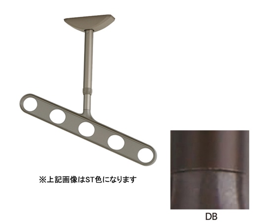 川口技研 ホスクリーン 軒天用 屋外物干し金物 ダークブロンズ 2本入 ZAN-0450-DB 1セット(ご注文単位1セット)【直送品】