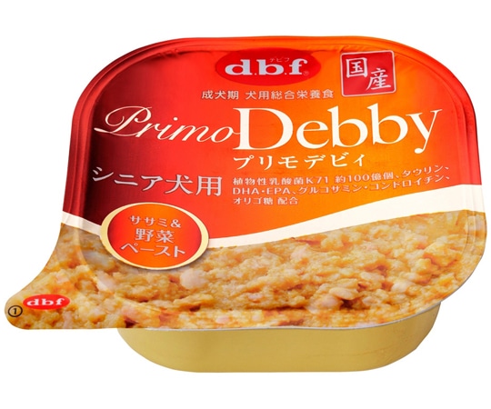 デビフペット プリモデビィ シニア犬用 ササミ&野菜ペースト 95g 1403 1個(ご注文単位1個)【直送品】