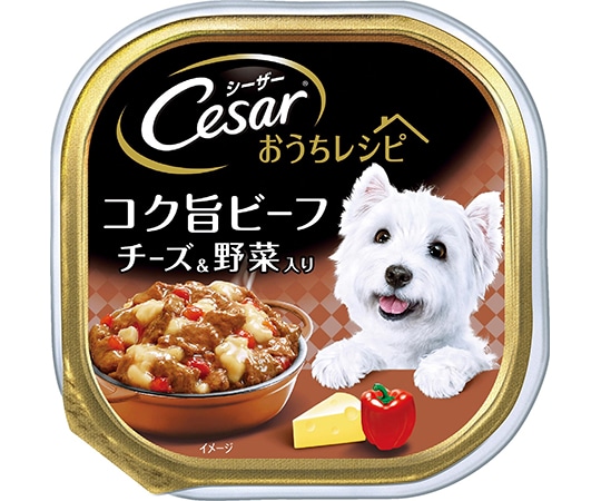 マースジャパンリミテッド シーザー おうちレシピ コク旨ビーフ チーズ&野菜入り 100g CEH6 1個(ご注文単位1個)【直送品】