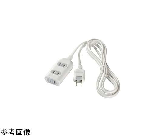 BUFFALO 2ピン式電源タップ 3個口タイプ 3m ホワイト BSTAPST2330WH 1台(ご注文単位1台)【直送品】