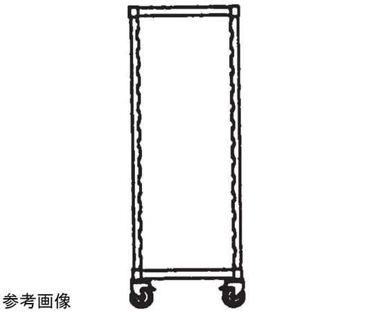 CAMBRO(キャンブロ) キャンブロ カムシェルビングR エレメンツシリーズ 可動式用ポストキット(キャスター付)540×1980mm EMPK2178 1セット（ご注文単位1セット）【直送品】