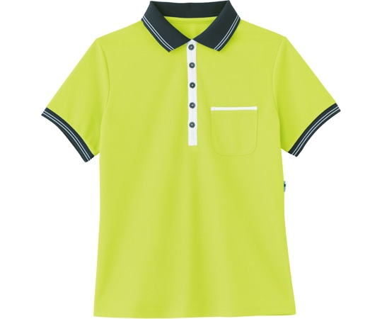カーシーカシマ HEARTGREEN 半袖ポロシャツ アップルグリーン L HM2179 1枚（ご注文単位1枚）【直送品】