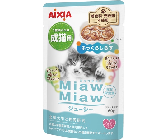 アイシア MiawMiawジューシー ふっくらしらす 60g 1個(ご注文単位1個)【直送品】