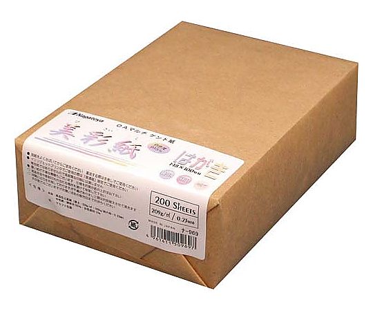 Nagatoya 美彩紙 はがき 200枚 ナ-969 1冊(ご注文単位1冊)【直送品】