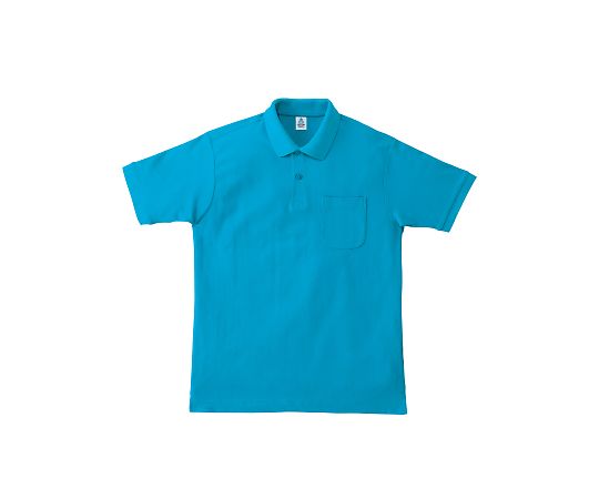 LIFEMAX ポケット付 CVC鹿の子ドライポロシャツ ターコイズ S MS3114-26 S 1枚（ご注文単位1枚）【直送品】