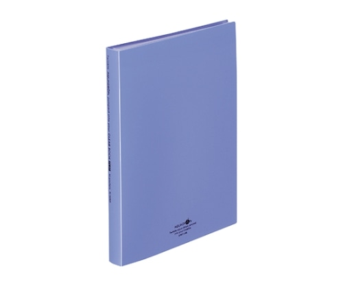 LIHITLAB AQUA DROPs クリヤーブック・フラット 8青 N-5063 N5063-8 1冊(ご注文単位1冊)【直送品】