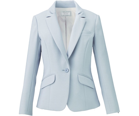 カーシーカシマ ENJOYNoir ジャケット Beauty Keep Suits ライトグレー 11号 EAJ571 1枚（ご注文単位1枚）【直送品】