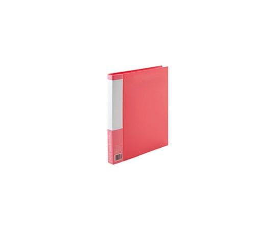 スマートバリュー リング式クリアーブック レッド 1冊 D051J-RD 1冊(ご注文単位1冊)【直送品】